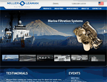 Tablet Screenshot of millerleaman.com